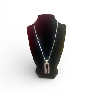 Gucci G Logo .925 Silver Necklace